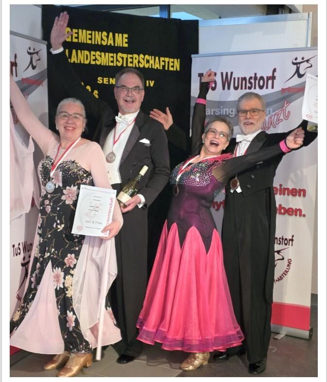 v.l. Birgit + Uwe Baars, Annette + Klaus Pätow (Foto: Lutz Ahlborn)